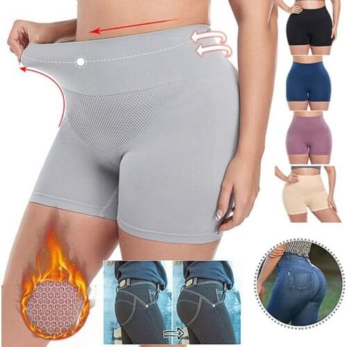 Women Safety Bottoms Briefs Underpants Sport Yoga Shorts Boxer Panties High Waist Tights Slim Leggings Lingeries Pants Summer