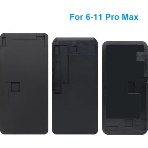 LCD Screen Laminating Mold for Phone 11 Pro MAX Pro 11 X XS XMAX 8P 8 7 7P 6 LCD Refurbish No Fold Flex Cable Rubber Mat