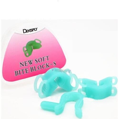 1set 3pcs Mouth Prop Opener Retractor Intraoral Support Device Celsius Autoclave Sterilized Dental Silicone Bite Blocks Cheek