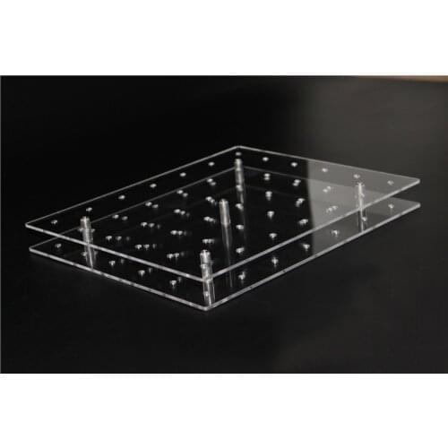 1 Set Rectangular 42 Holes Lollipop Holder Cake Pop Display Stand Acrylic Board Holder Base Shelf