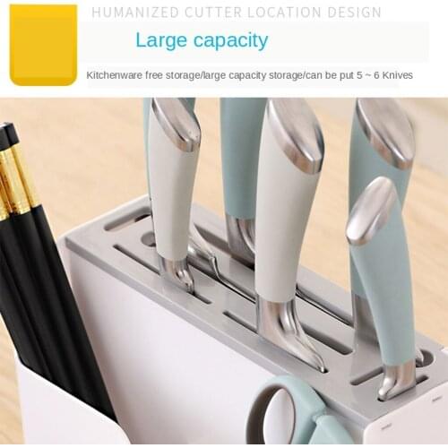 1 PCS Drain Rack Chopsticks Shelf Storage Rack Knife Holder Random Color
