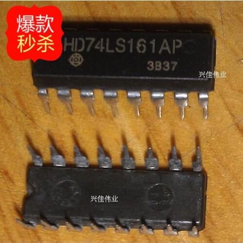 10PCS New HD74LS161AP 74LS161 DIP16 package binary counter