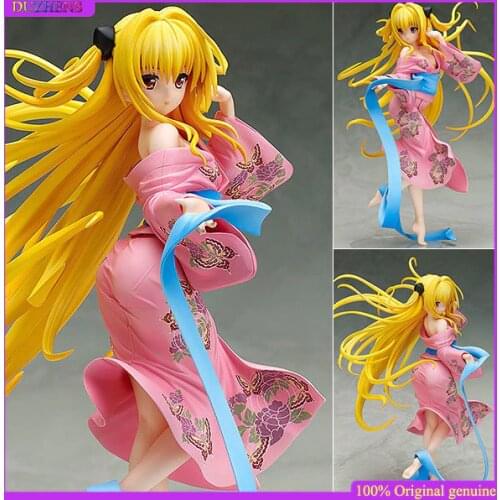 100% Original:To Love-Ru Darkness bathrobe Ver 1/8 PVC Action Figure Anime Figure Model Toys Figure Collection Doll Gift