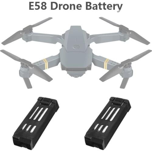 2PCS Original Battery Spare Part for Foldable Drone E58 RC Quadcopter Replacement Accessory
