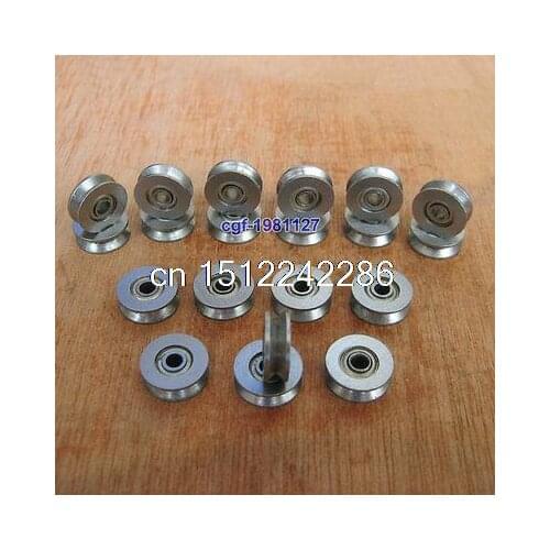 20Pcs 623VV V Groove Sealed Ball Bearings Vgroove 3mm X 12mm X 4mm 1.2mm Deep