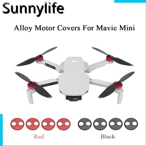 Sunnylife 4Pcs/Set Aluminum Alloy Motor Covers Dustproof Protection Cover Guard Cap for DJI Mavic Mini Drone