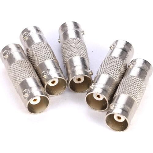 5pcs BNC Female To Female Inline Coupler Coax BNC Connector Extender for CCTV Camera Security Video Surveillance System