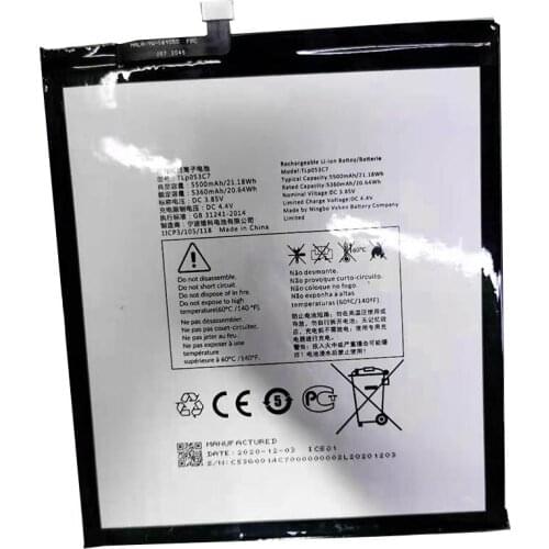 3.85V 5360mAh Battery for TCL Alcatel TLP053c7