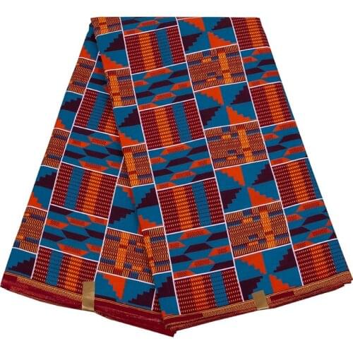 Ankara Veritable Guaranteed Real Pagne Wax Fabric High Quality Nigeria Print Wax Tissue African Sewing Fabric