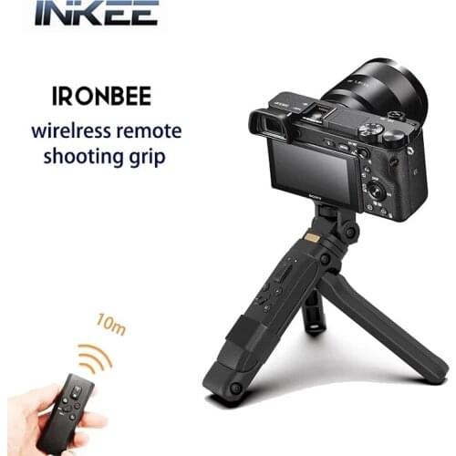 INKEE Ironbee Wireless Unlimited Remote Shooting Grip Phototaking Tripod for Vlog Sony Alpha 7c 7s Canon EOS m6