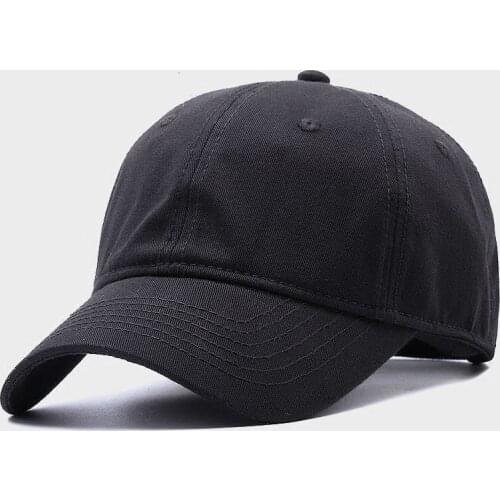 Big Head Man Plus Size Cotton Baseball Cap Men Summer Polyester Sun Hat Male Big Sizes Snapback Hats M 55-60cm L 60-65cm