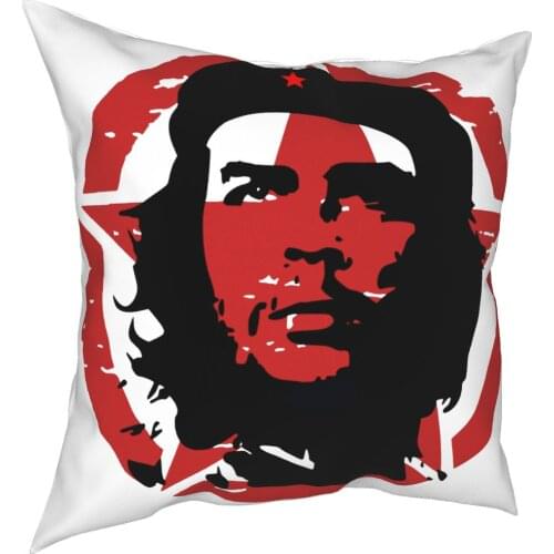 Che Guevara Pillow Case Decoration Revolution Revolutionary Cuba Cuban Cushions Throw Pillow for Home Double-sided Printing