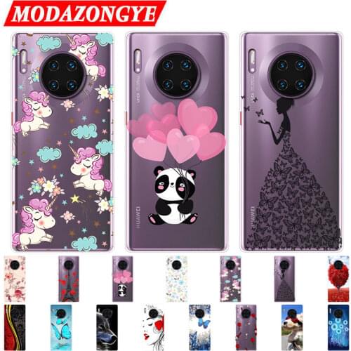Huawei Mate 30 Case Mate30 Case Silicone TPU Phone Case For Huawei Mate 30 Pro Mate30Pro Case Soft Back Protective Cover