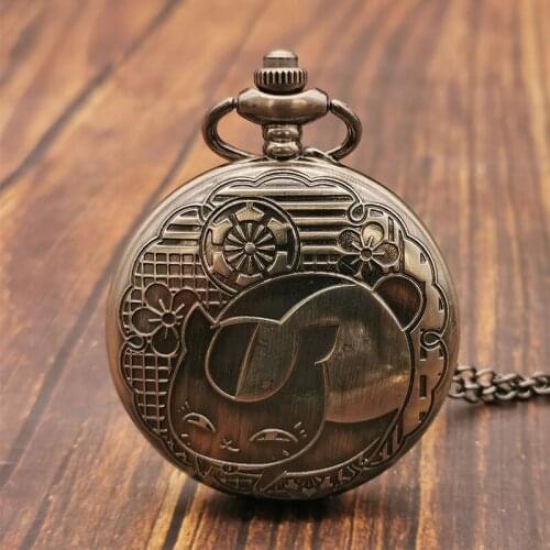 Classic Creativity Movie Theme Quartz Pocket Watch Women Men Pendant Necklace Chirdren Girl Best Gift Souvenir Clock