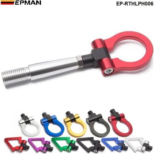 EPMAN Racing CNC Billet Aluminum Front/Rear Japan Car Tow Ring Hook Kit For Mitsubishi Lancer EVO EP-RTHLPH006