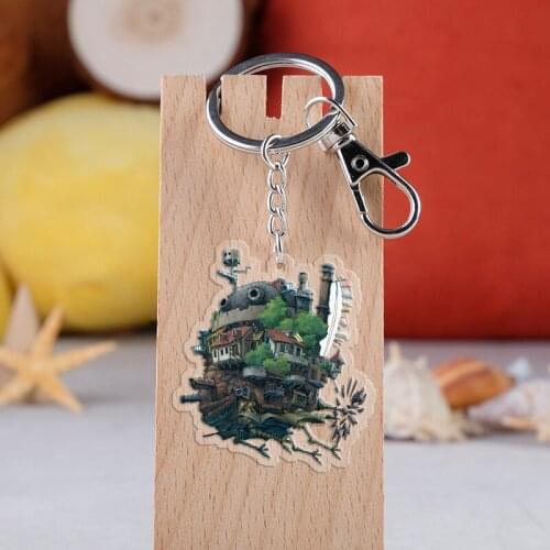 Howls Moving Castle key chain pendant Cool Keyrings