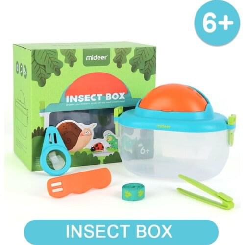 MiDeer Children educational multi-function insect box viewer magnifying glass kids learning teaching toys 6Y
