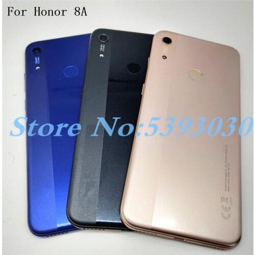 New 6.09" For Huawei Honor 8A / 8A pro JAT-LX1 JAT-L41 JAT-LX3 Back Battery Cover Door Housing case Rear parts With Fingerprint