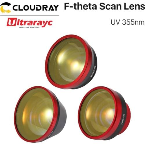 Ultraray UV F-theta Lens 355nm Focus Lens Laser F254-F420 M85 Scan Field 175x175-300x300mm for YAG Fiber Laser Galvo System