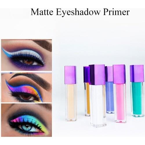 6 Colors Eyeshadow Primer Cream Eyes Base Makeup Custom Private Label Moisturzing Long Lasting Liquid Eye Shadow Primer Cosmetic
