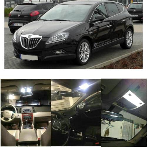 LED interior lighting complete set For Lancia Delta III (844) Musa (350) Phedra (179) Thema Thesis (841) Ypsilon 843 846