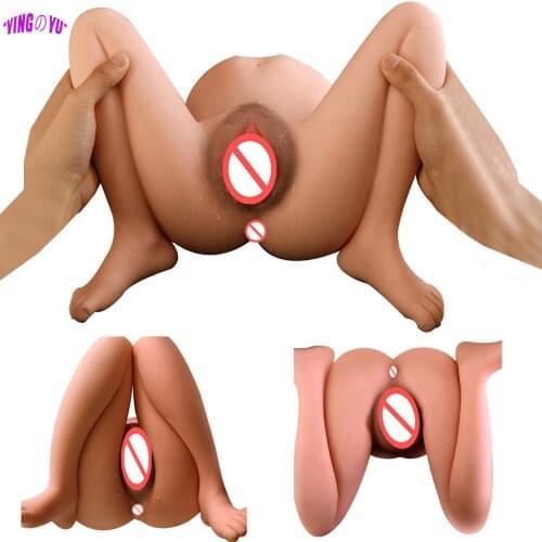 Realistic Sexy Women Half Body Sex Doll Leg Feet Real Pussy Vagina Anal Oral Love Adult Sex Toys for Men Penis Dildo Masturbator
