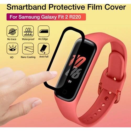 Smart Bracelet Screen Protector For Samsung Galaxy Fit 2 R220 Anti-scratch Screen Protective Film Cover Smartwatch Accessories