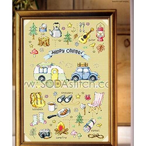 Cross Stitch Set Chinese Cross-stitch Kit Embroidery Needlework Craft Packages Cotton Fabric Floss New Designs EmbroideryZZ672