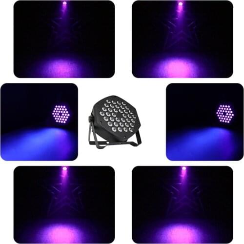 LED Stage Light Par Laser UV Purple Flash Projection RGBW Disco 12 18 36 LED Strobe Stage Lighting Effect Equipment Flash Light