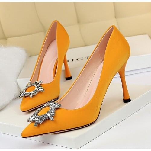 Heels Shoes Women Pumps Solid Elegant High Heels Fashion Wedding Shoes Famale Women Heel Shoes High Sexy High Heels Bridal