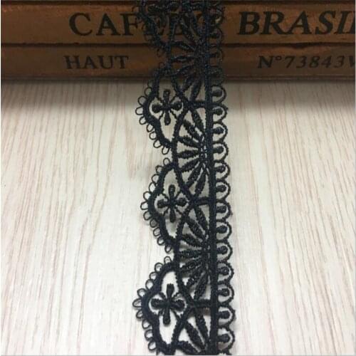High Quality black Lace Ribbon Trims Underwear Lace Trim Embroidered For Sewing Decoration lace fabric