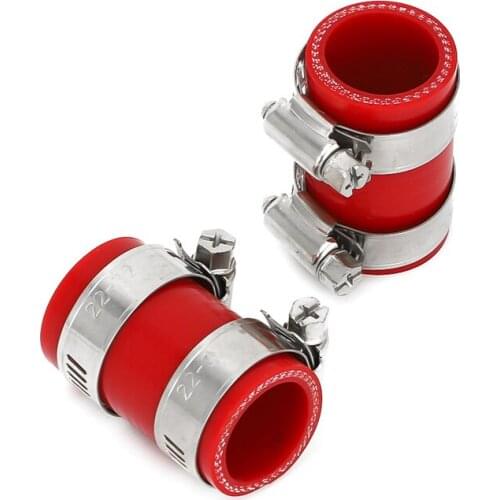 High Temperature Exhaust Pipe Seal Silicone with Clamps Assembly SH43304_X2 Connector Sealing for Yamaha Banshee 350 ATV Tools