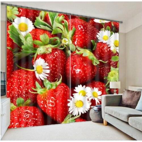 Kitchen Curtains Luxury Blackout 3D Window Curtain For Living Room Bedroom Customized size Drapes Cortinas Rideaux Cushion cover