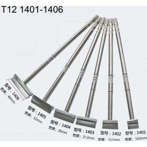 1401 1402 T12-1403 1405 1404 1406 Serise solder soldering tip for soldering rework station FX-951 BK305 YOUYUE305