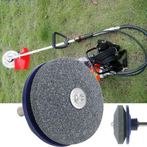 2.1 X 1.9in Lawn Mower Sharpener Professional Grinding Faster Blade Lawn Mower Sharpener Garden Industrial Tool