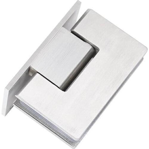 304 Stainless Steel 90 Degree Solid Bathroom Clip Shower Room Glass Door Clip 90 Side Bathroom Hinge Hinge