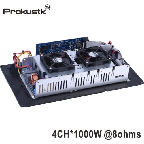 4 Channel 1000W@ 8ohm subwoofer Amplifier module plate DSP Class D amp module powered subwoofer Prokustk AM3004