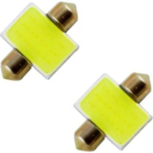 4pcs 31mm C5W C10W C3W DE3021 6428 DE3175 Festoon COB led Car Licence Plate Light Auto housing Interior Dome lamp Reading Lights
