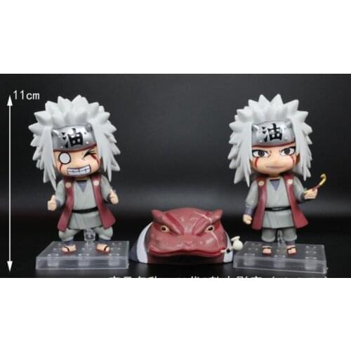Anime Naruto Jiraiya Cute 10cm Action Figure New Ninja Model Toys
