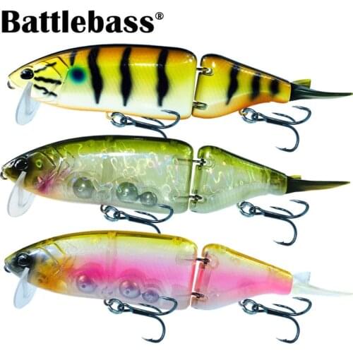 BATTLEBASS 170mm 58.3g Hard Bait Plastic Jointed Obese Joint hunter Soft Tail Multi-jointed Fishing lure jerk bait Swimbait