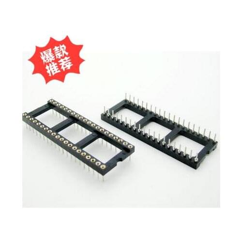 Free shipping round hole DIP40 socket 40PIN chip base 10pcs/lot