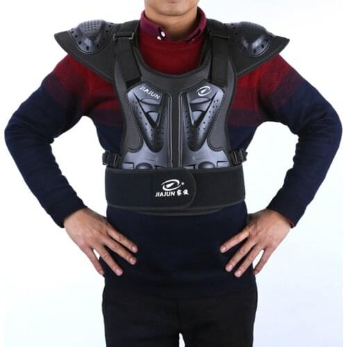 Adult Motorcycle Dirt Bike Body Armor Protective Gear Chest Back Protector Protection Vest for Motocross Snowboarding