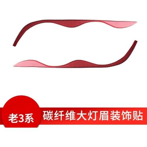 For BMW x3 E46 carbon fiber M3 Headlight eyebrow eyelid decoration sticker Exterior Accessories Car Stickers