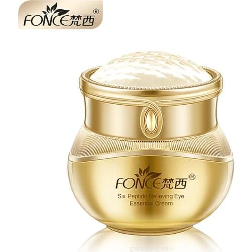 Fonce Six peptides firming anti wrinkle refreshing eye cream to dilute ojeras dark circles eye bags crows feet 20g