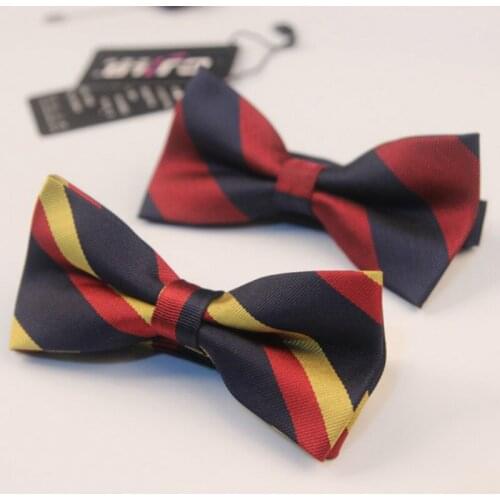 44colors fashion designer wedding decoration bow tie for business suits bowtie classic butterfly striped 1200 needle 10pcs/lot