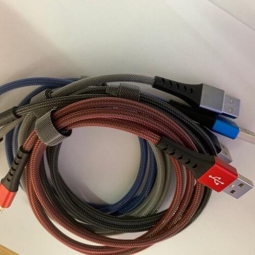 100pcs 1M 2A Fast Data Sync Charging Type C USB Cable for Samsung S8 S9 S10 Huawei LG