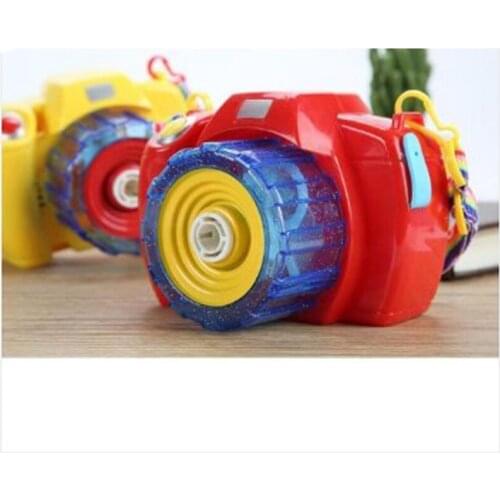 Creative Fun Childrens Electric Bubble Camera Musical Glowing Kid Toys Games