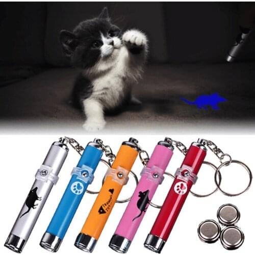Pet Cat Laser Toy Creative Funny LED Lasers Red Dot Light Sight Toy For Cat Interactive Pointer Laser Pen Toy Cats Accessories