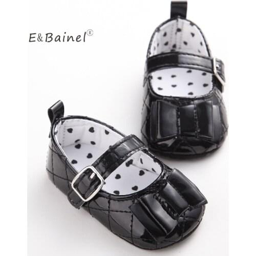 Baby Girl Shoes Red PU Leather Baby First Walkers Princess Soft Bottom Toddler Girls Shoes For Party