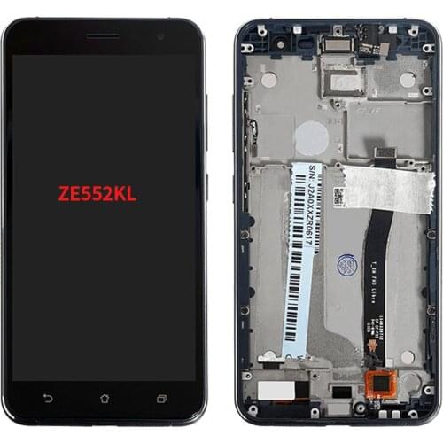 Burn Shadow For ASUS ZenFone 3 ZE552KL LCD Display Touch Screen With Frame Digitizer Assembly ZE552kl Z012D Z012DC Z012DA